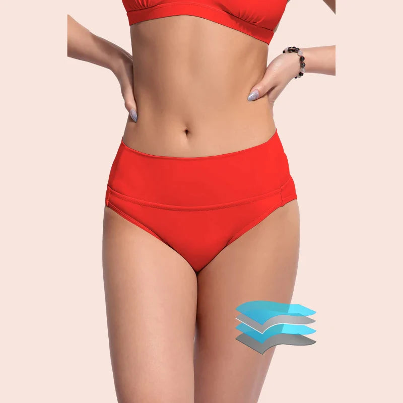 Mid High Waisted Period Swimwear Bottoms – The Eco Women